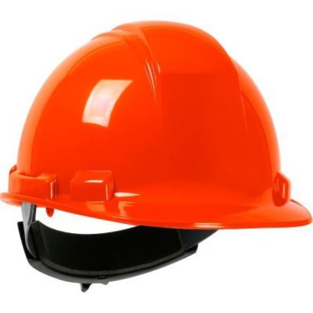 PIP Whistler Cap Style Hard Hat HDPE Shell, 4-Pt Textile Suspension, Wheel Ratchet Adj., Hi-Vis Orange 280-HP241R-31